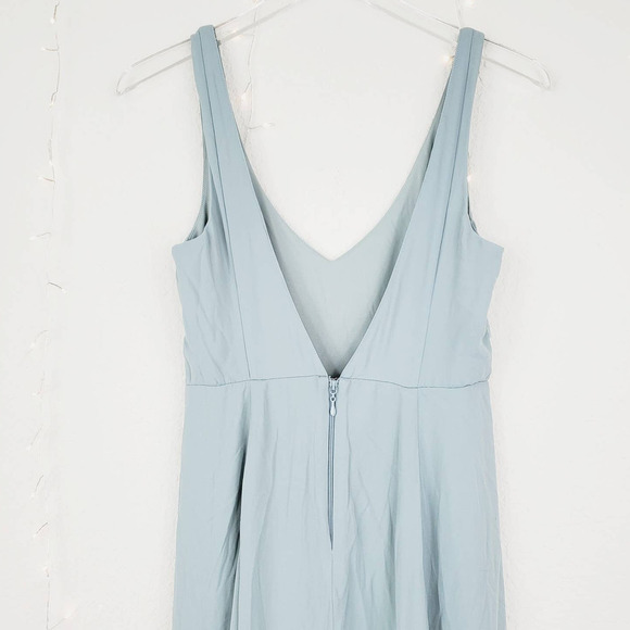 Show Me Your Mumu Jen Maxi Dress Silver Sage Crisp - Picture 9 of 15